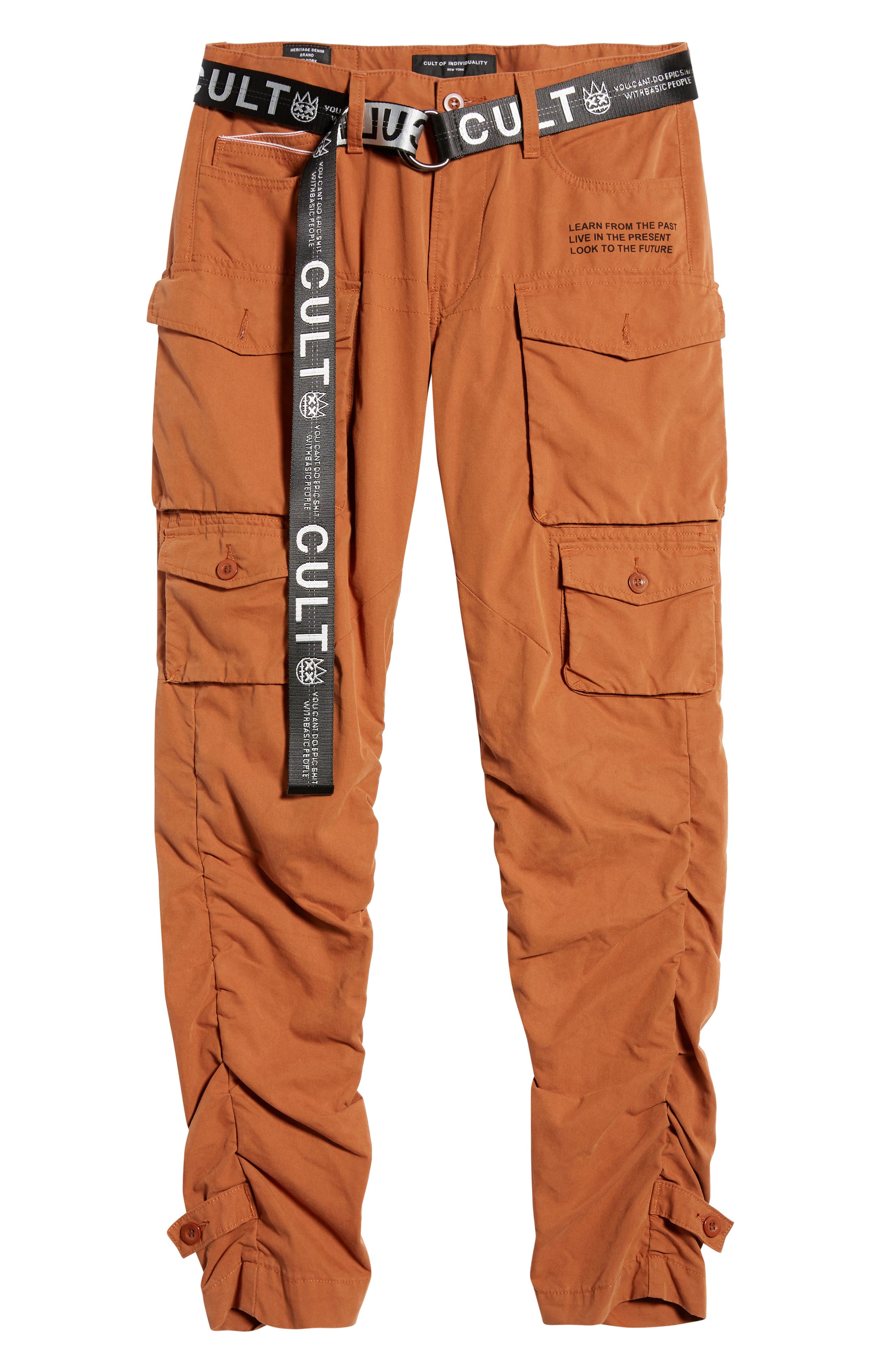Individuality Rocker Belted Cargo Pants 