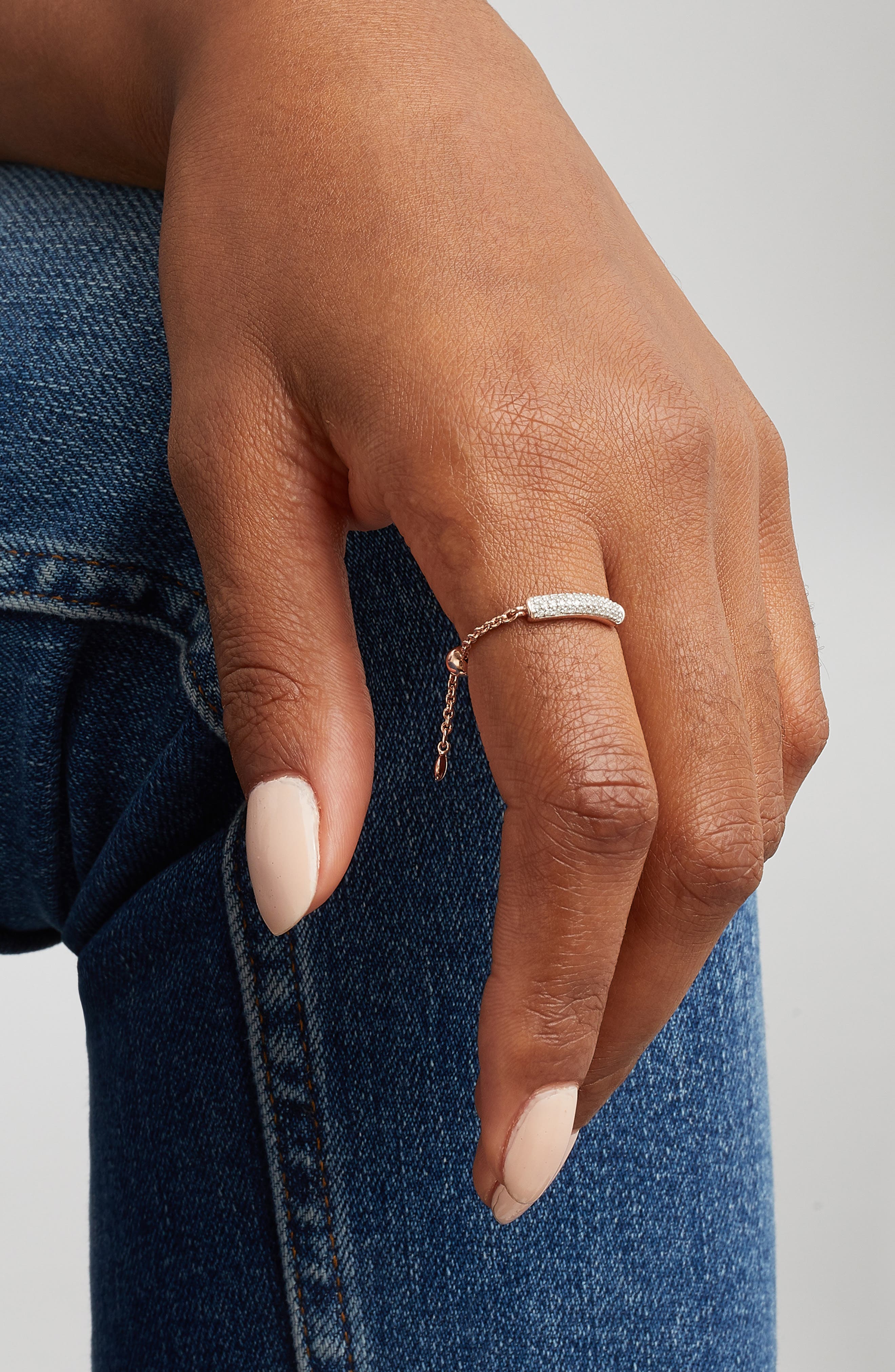 havana adjustable friendship diamond ring