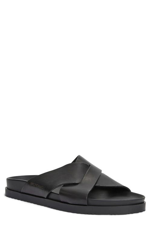 Bologna Slide Sandal in Black