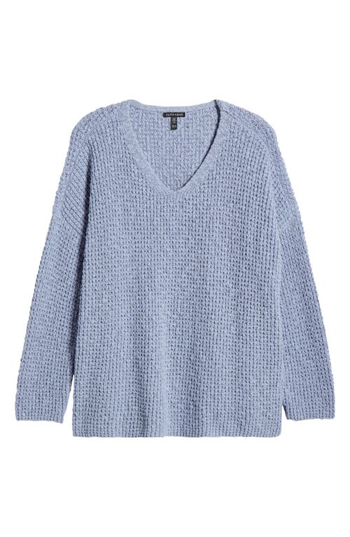 Shop Eileen Fisher Organic Cotton Sweater In Delphine