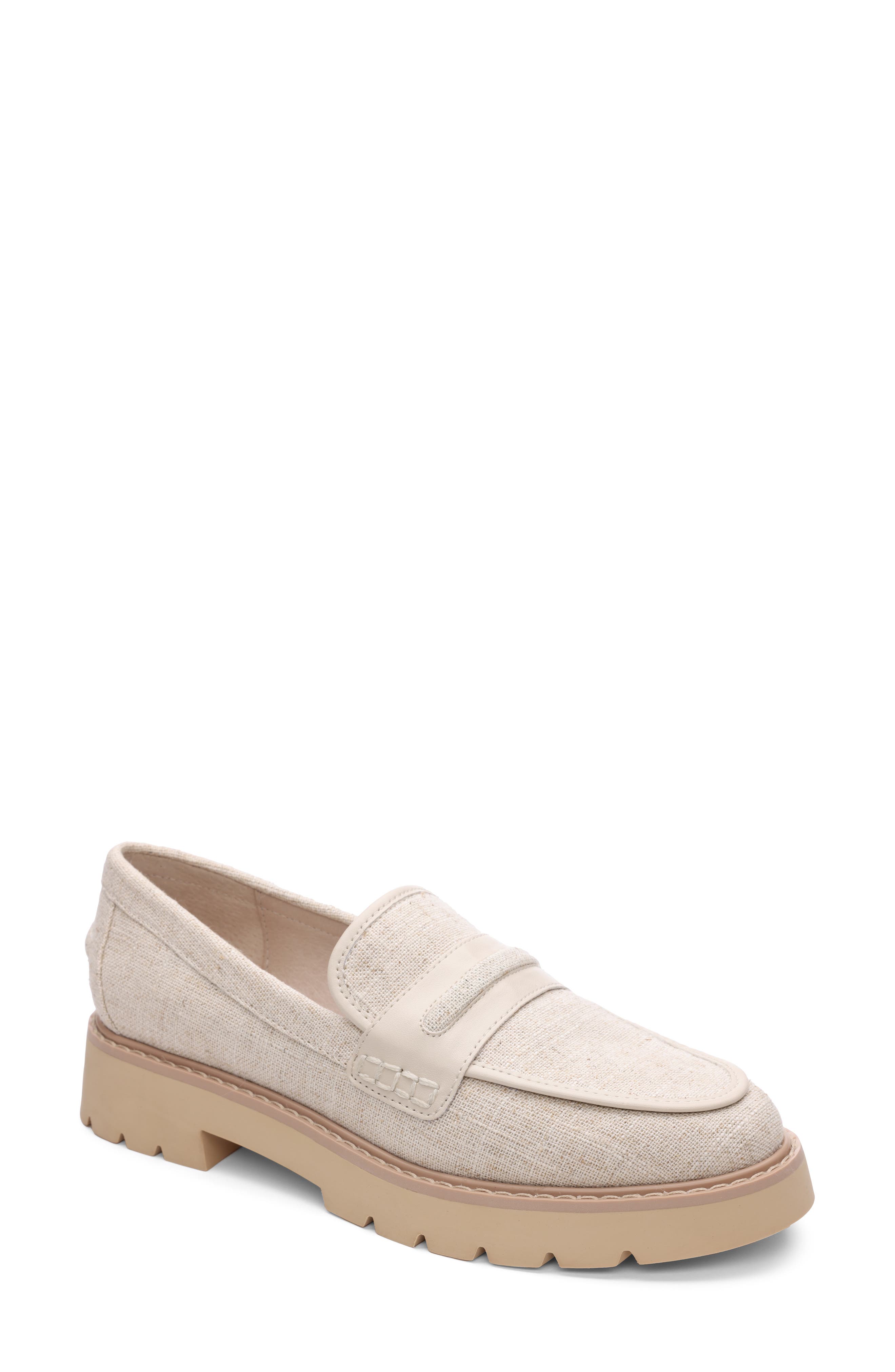 Sanctuary Westside Lite Linen Platform Loafer (Women) Nordstrom