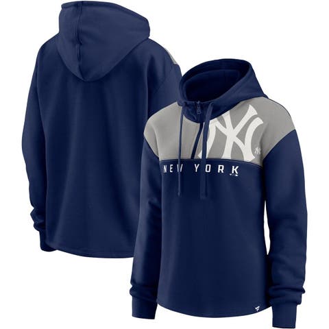 New York Yankees Mitchell & Ness Sealed the Victory Quarter-Zip Pullover  Jacket - Heathered Gray