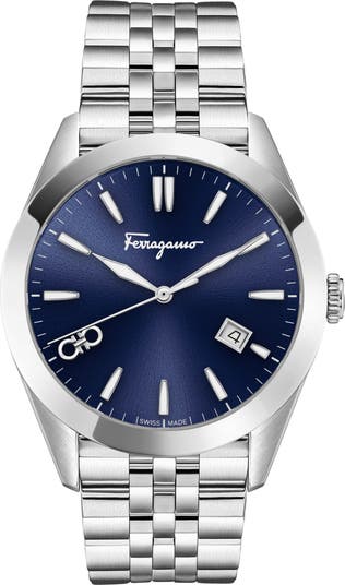 FERRAGAMO Urban Chronograph Bracelet Watch 43mm Nordstromrack