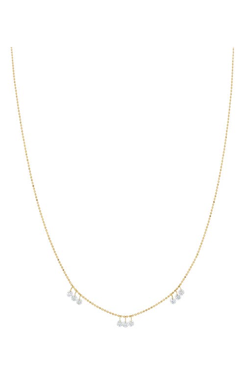 Bony Levy Floating Diamond Necklace in 18K Yellow Gold at Nordstrom