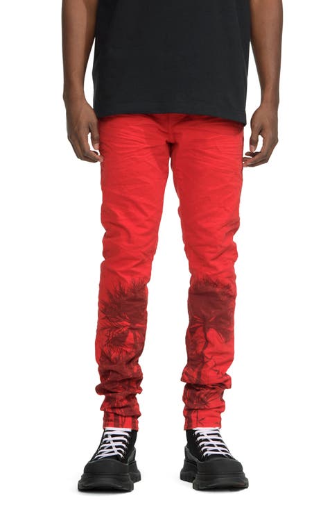 Longs pants man Classic black red