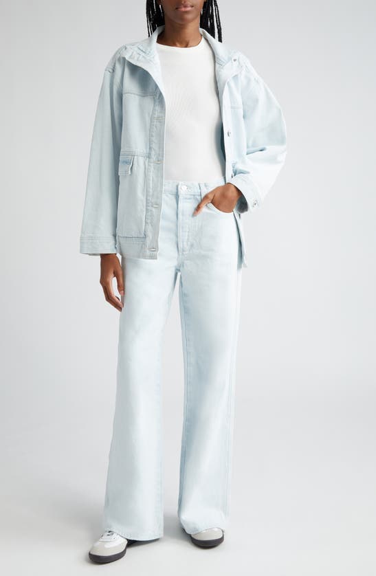 Shop Favorite Daughter The Margot Denim Jacket In Blue Bird