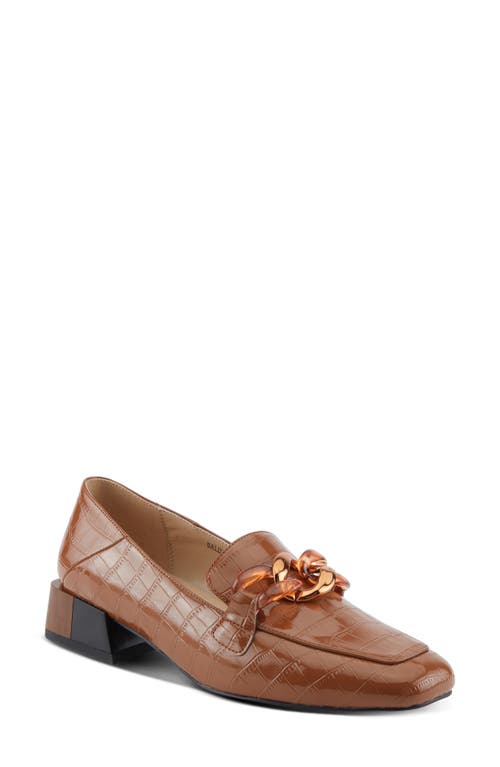 Shop Azura By Spring Step Baldwin Loafer Pump In Camel Patent