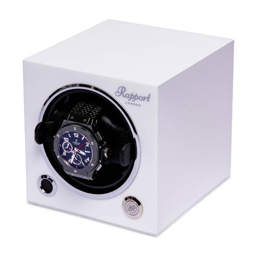 Rapport London Evolution Single Watch Winder In White