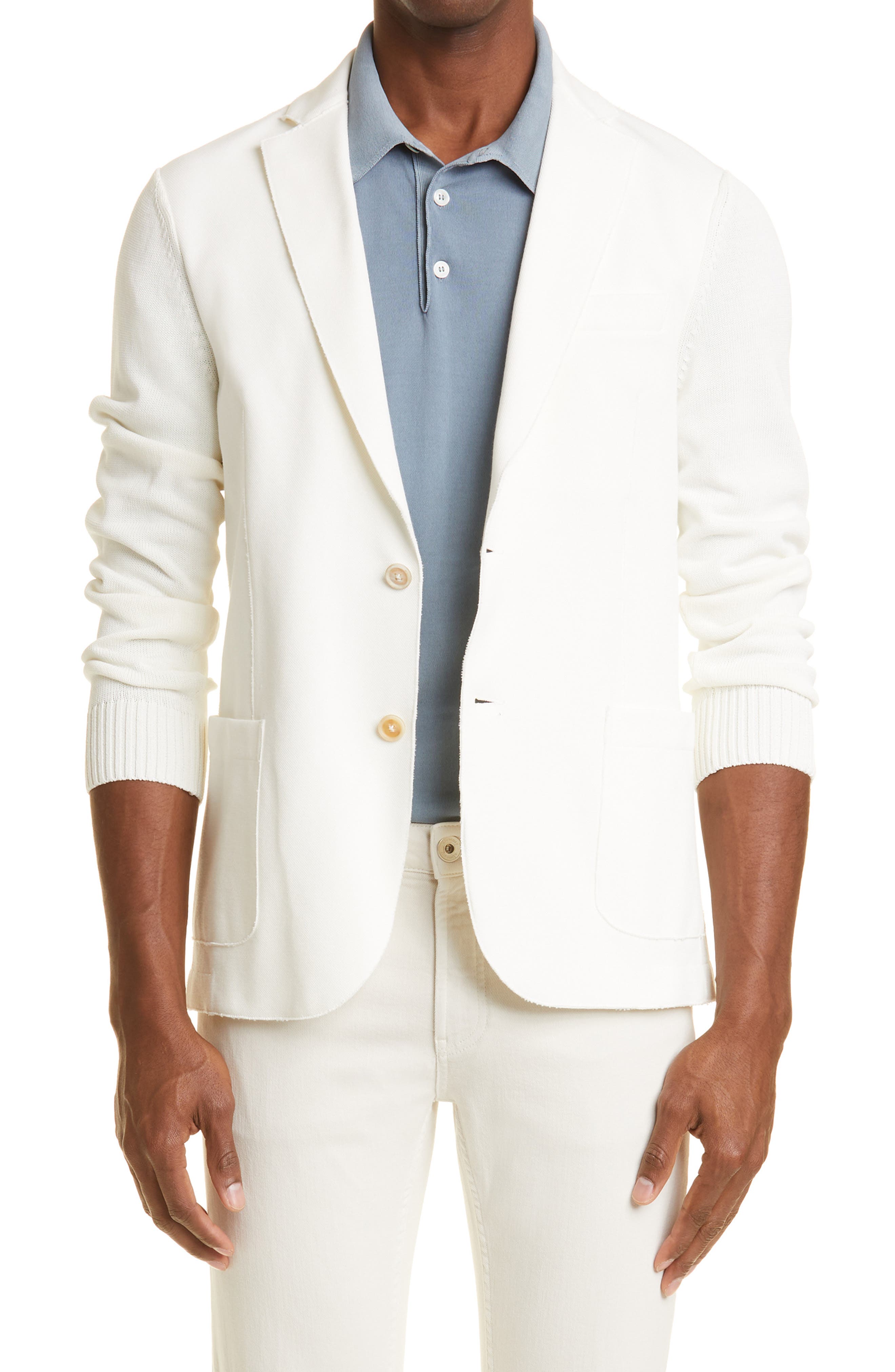 white sports coat for men