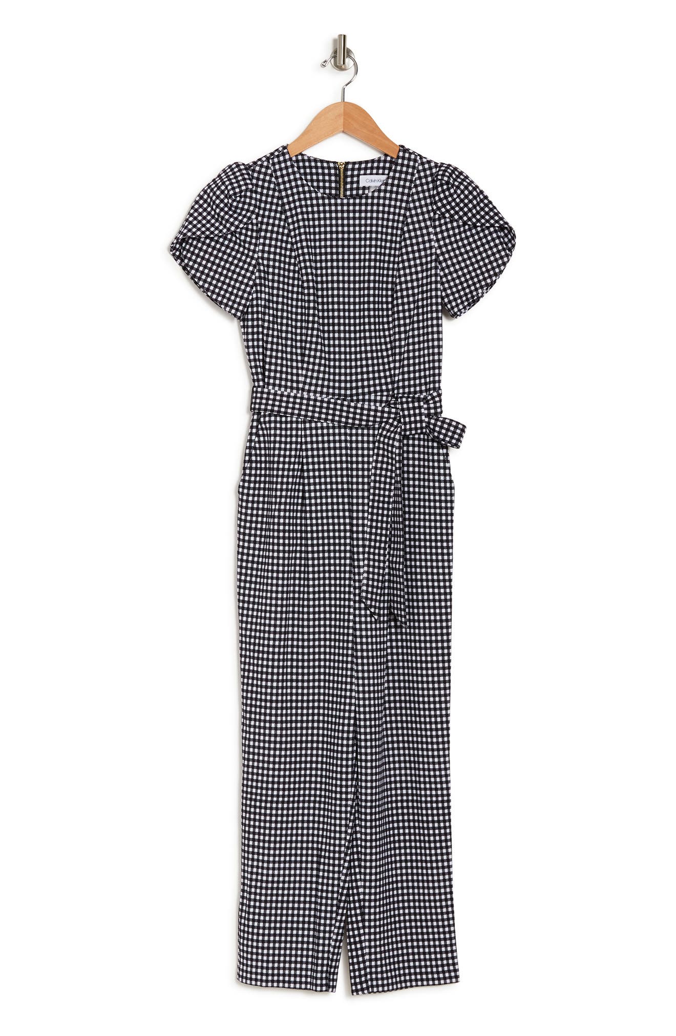 Calvin klein store gingham jumpsuit