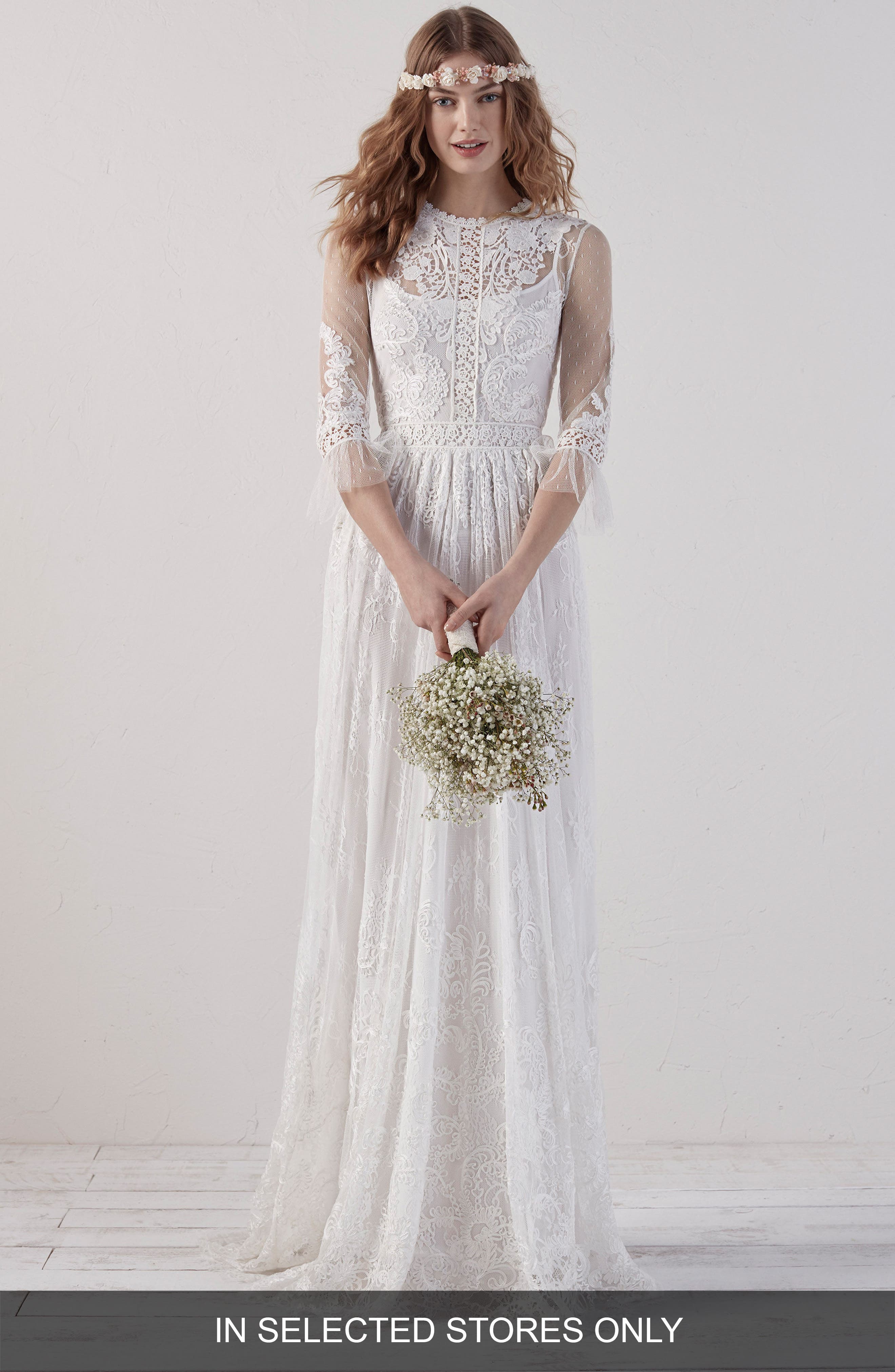 pronovias boho wedding dresses