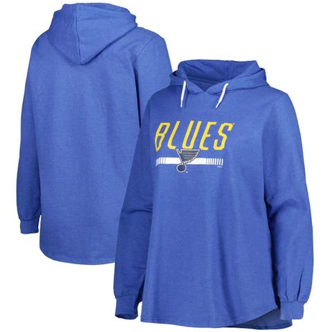 NHL St. Louis Blues Vintage Bi-Blend Blue Long Sleeve Shirt