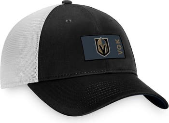 Vegas Golden Knights Authentic Pro Home Ice Trucker Adjustable Hat -  Gray/Black