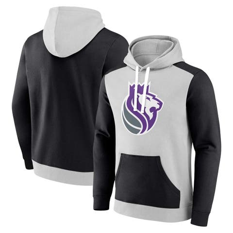 Youth Los Angeles Lakers Purple Spray Ball Pullover Hoodie