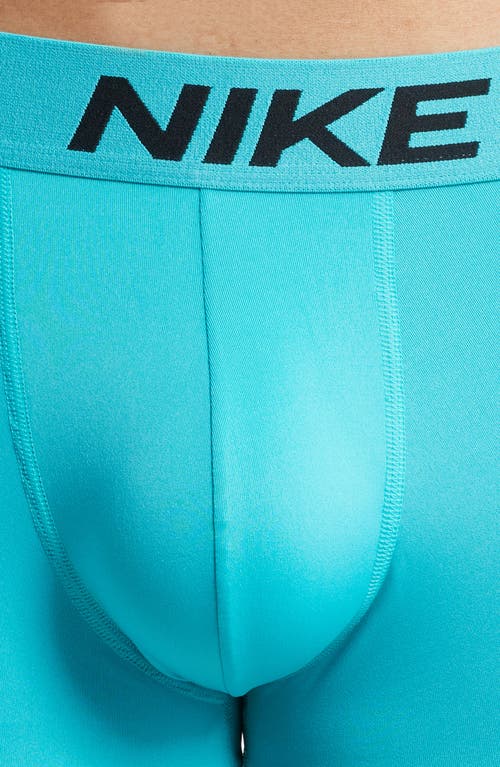 Shop Nike 3-pack Dri-fit Essential Micro Trunks In Cyber/stucco/dusty Cactus