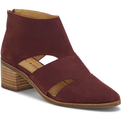 Lucky Brand Ralwan Bootie- Red