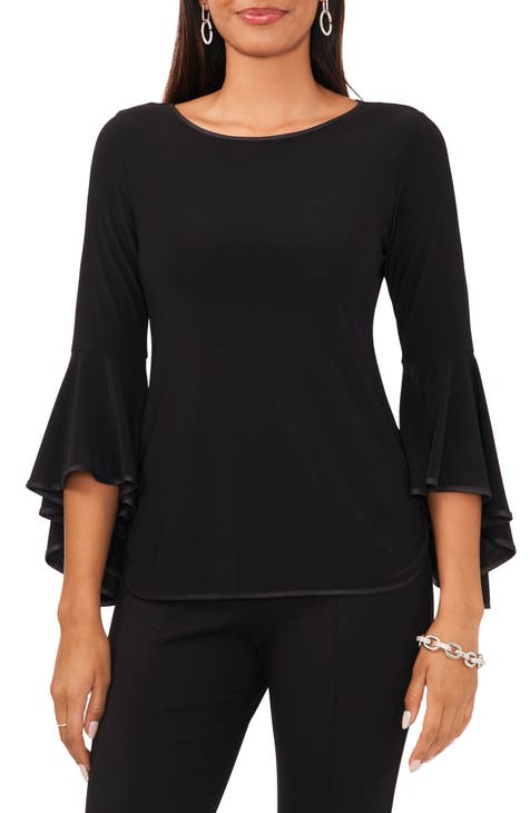 Flare Sleeved Lace Peplum Top – THE CURVE CULT