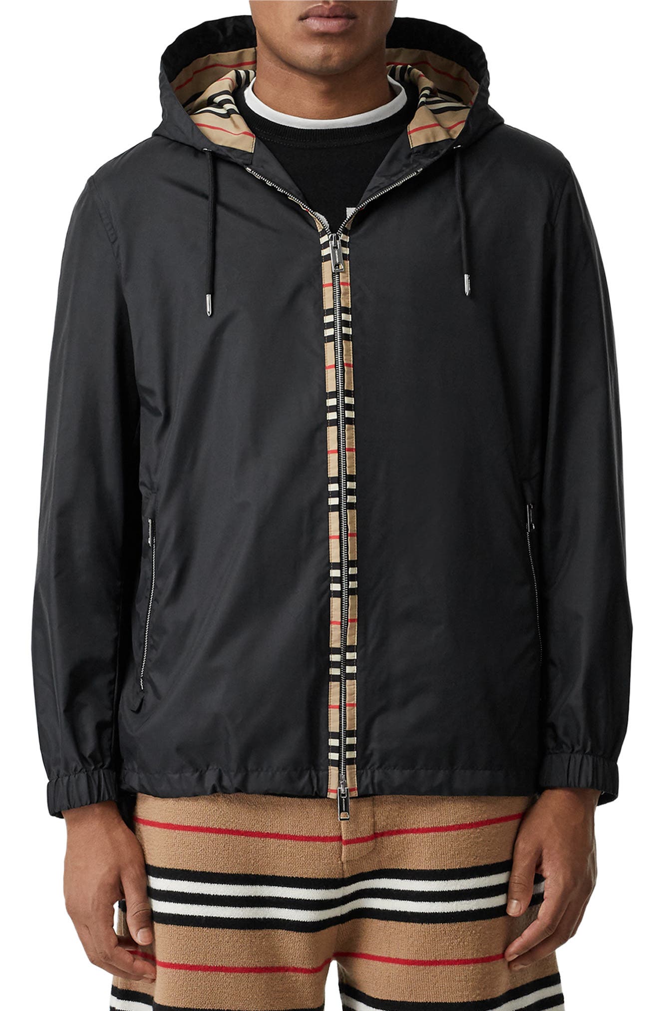 burberry windbreaker mens