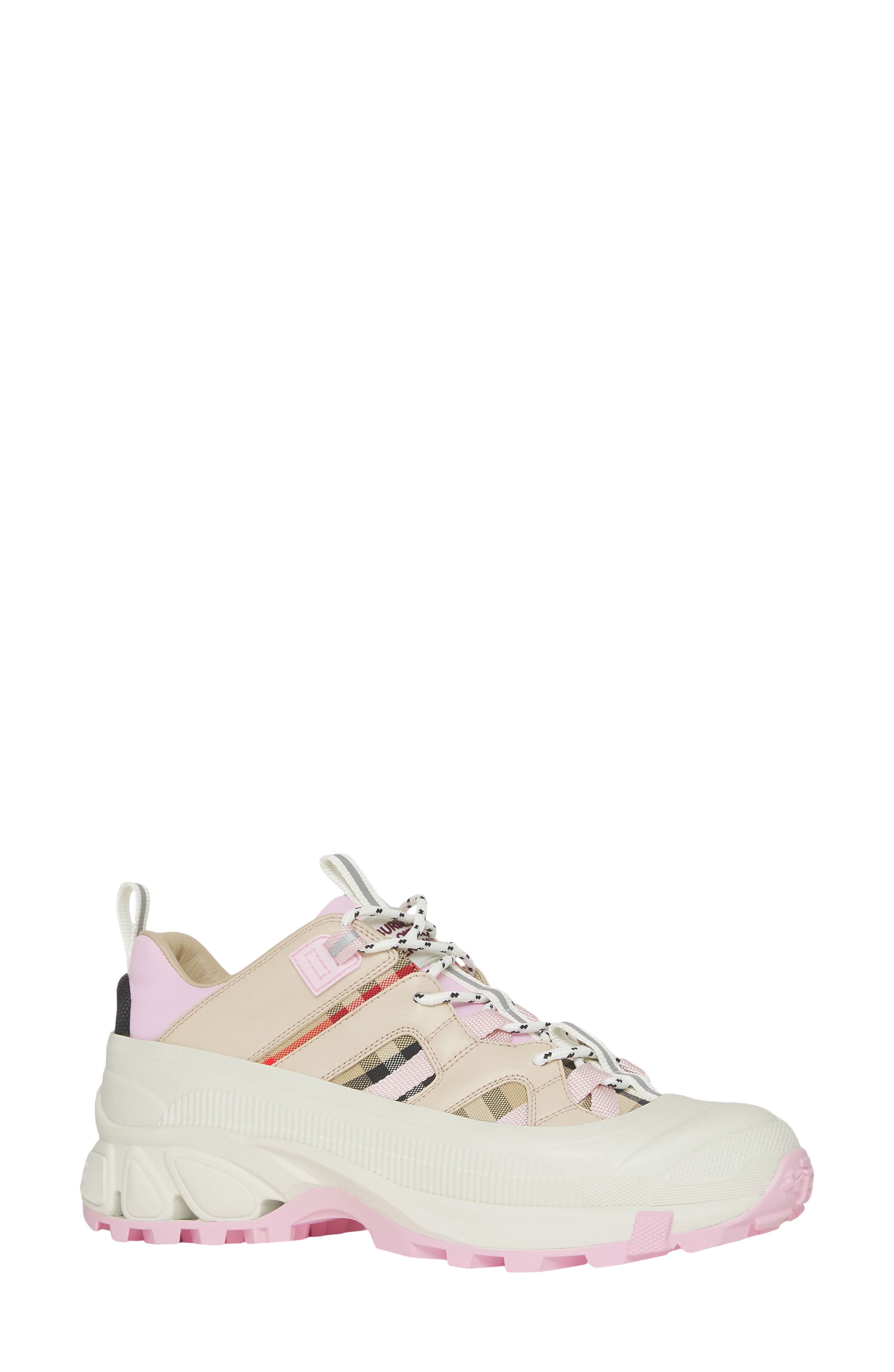 pink burberry sneakers