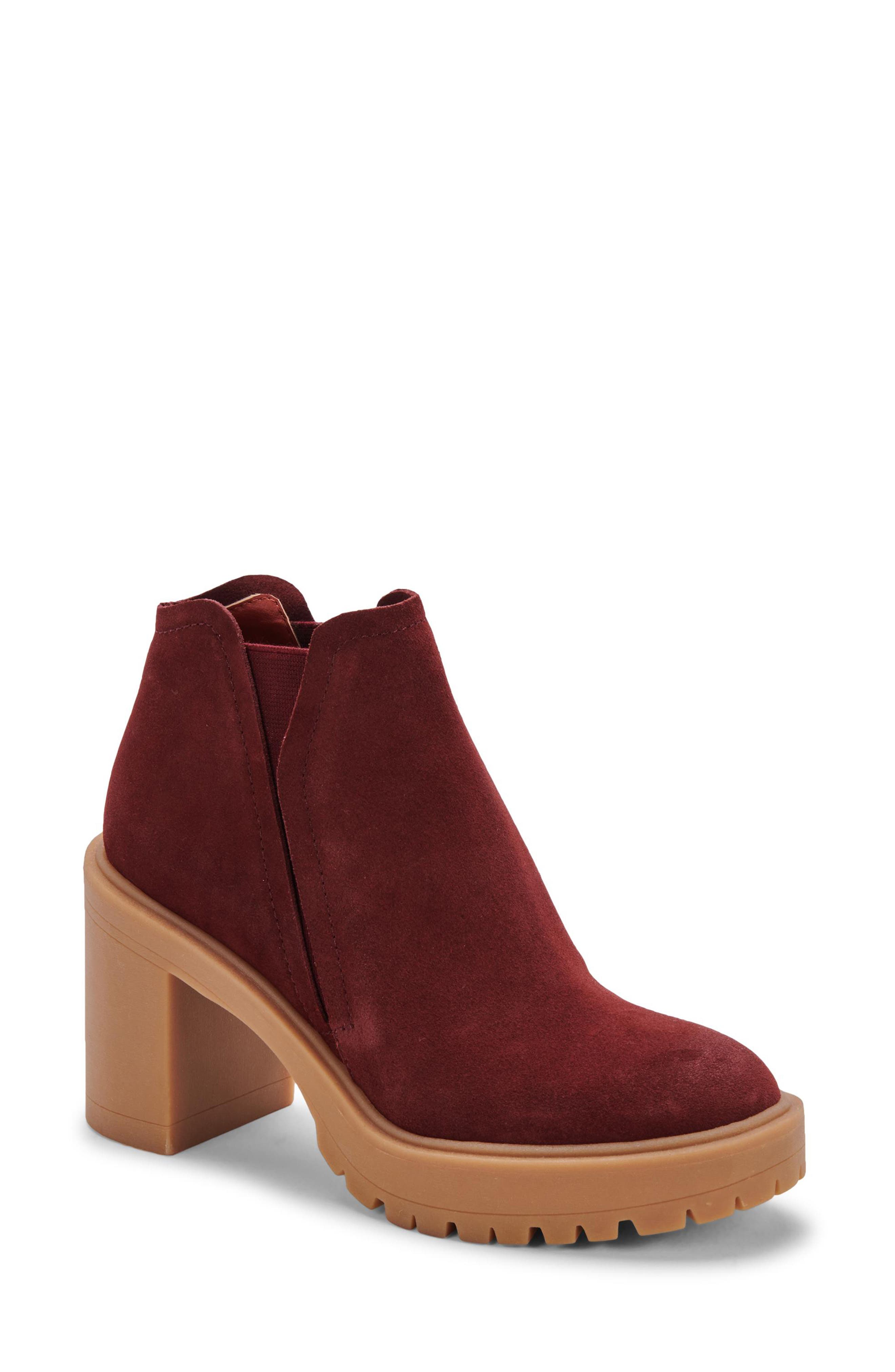 red booties women