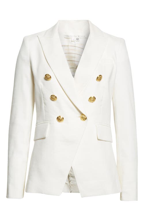 Veronica Beard Miller Linen Blend Dickey Jacket in White