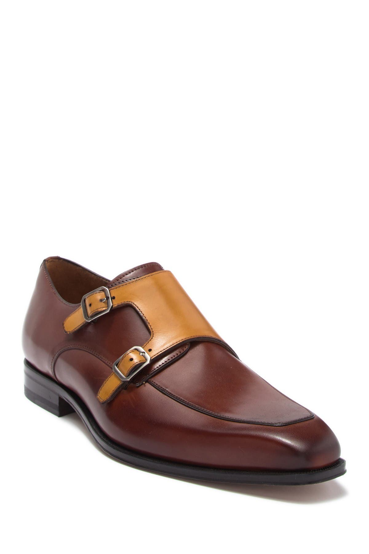 mezlan double monk strap shoes