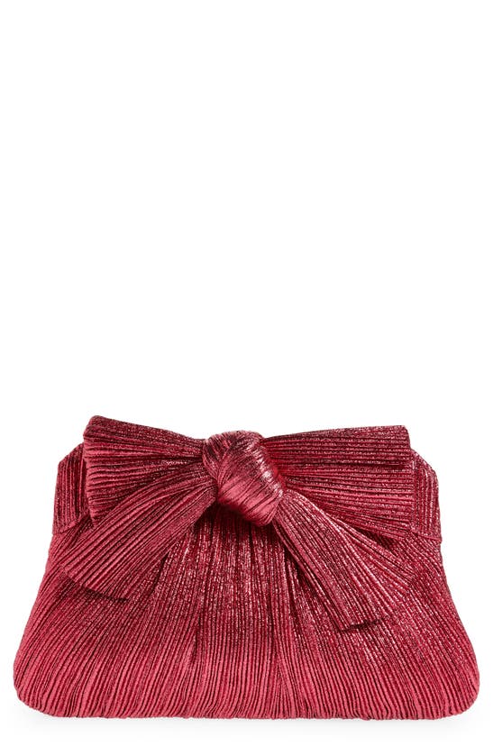 Loeffler Randall Rayne Pleated Clutch In Fuchsia