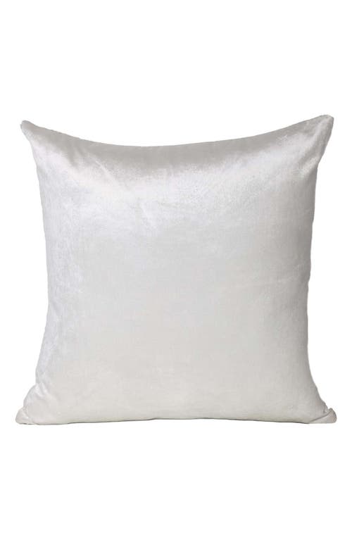 Parkland Collection Akari Square Throw Pillow In White