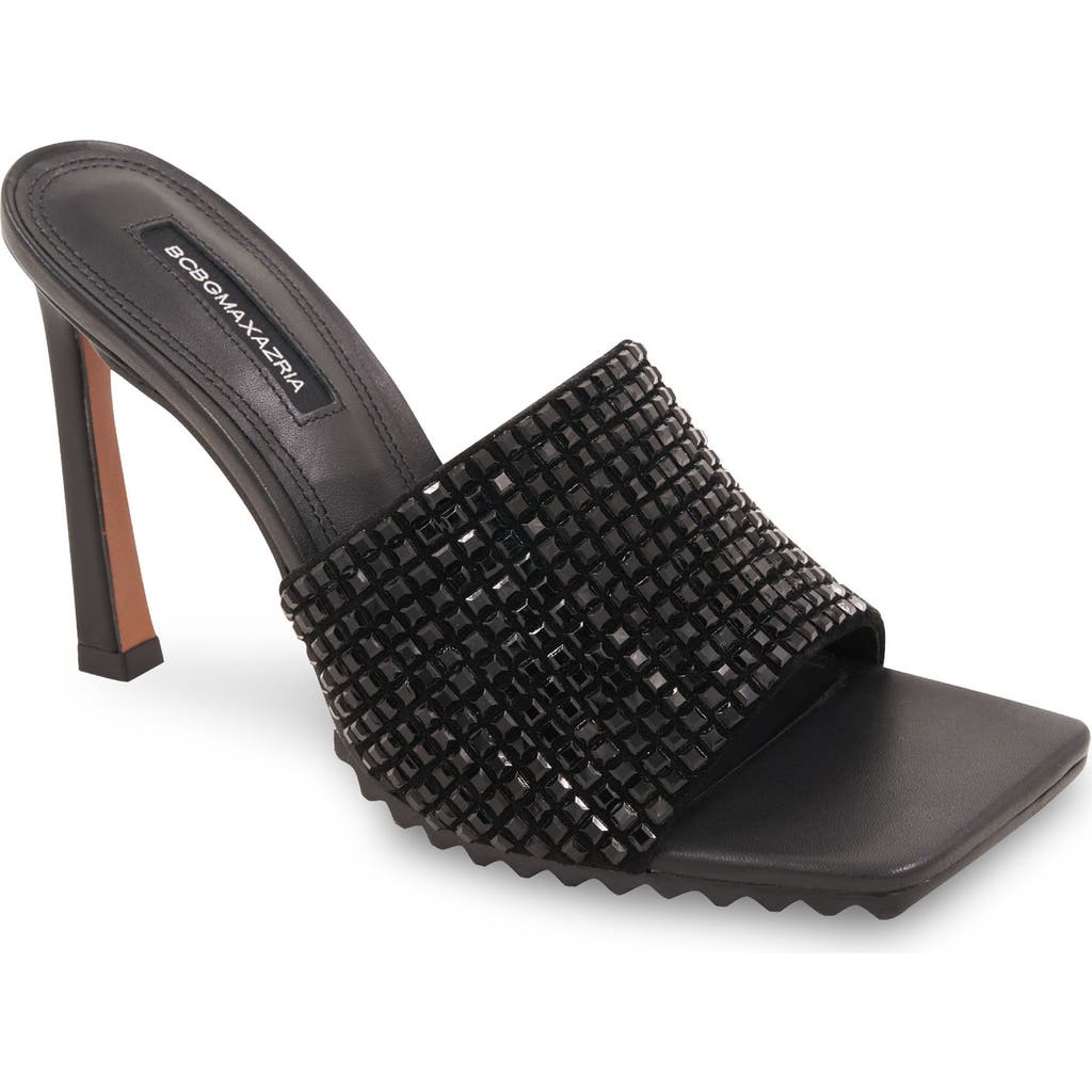 Bcbg Porsha Slide Sandal In Black/black