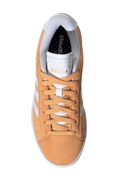 Shop Adidas Originals Adidas Grand Court Alpha Sneaker In Orange/white/gold Met.