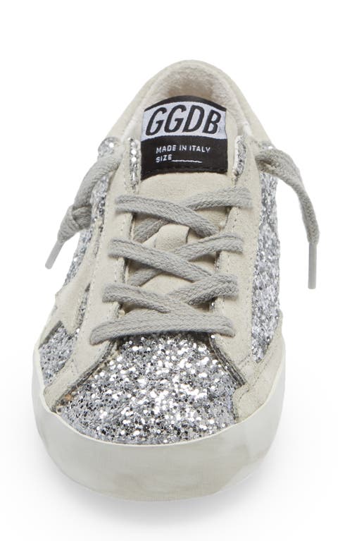 Shop Golden Goose Old School Low Top Sneaker In Silver/ice