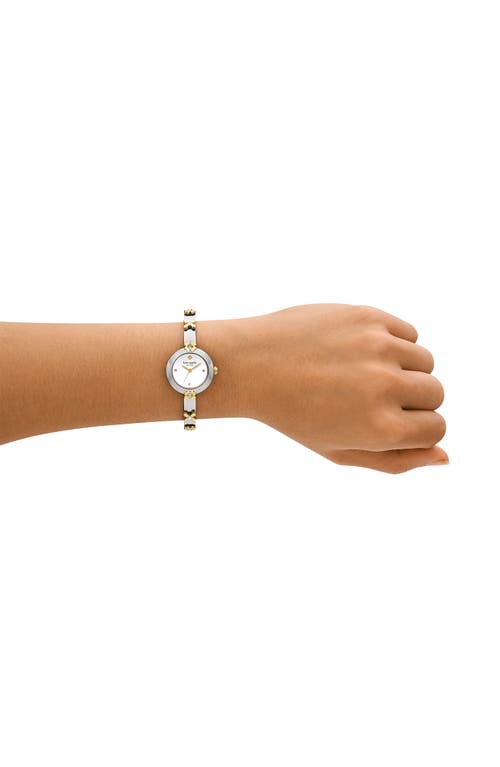 Kate Spade Monroe Heritage Bloom Watch In Two Tone