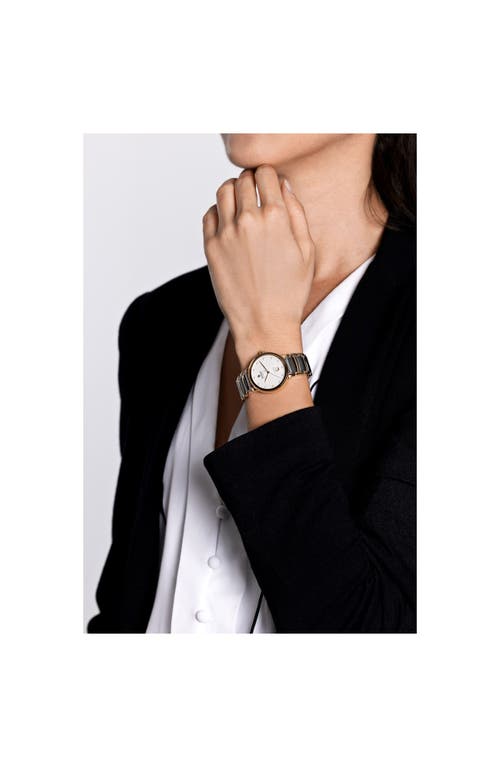 Rado Centrix Automatic Diamond Bracelet Watch, 30.5mm In White/black