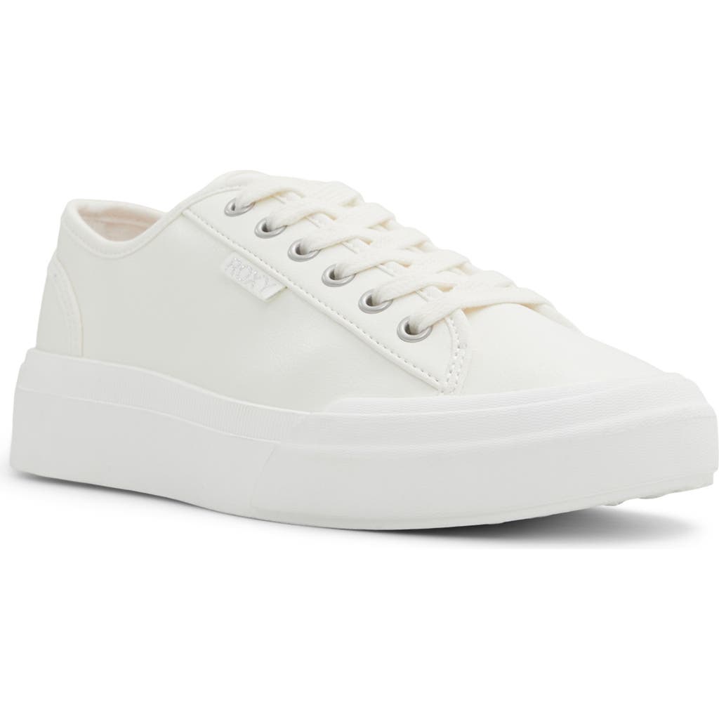 Roxy Women's Marina Lace-up Sneakers In White