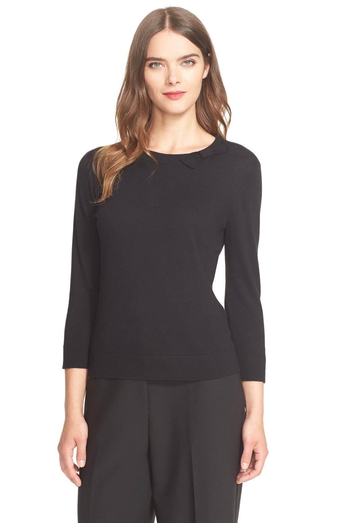 kate spade new york bow neck sweater Nordstrom