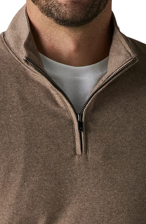 THE NORMAL BRAND THE NORMAL BRAND PUREMESO WEEKEND QUARTER ZIP TOP