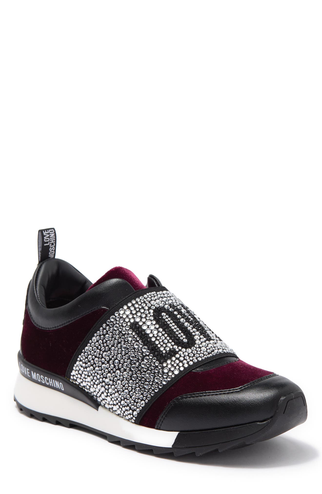 love moschino slip on sneakers