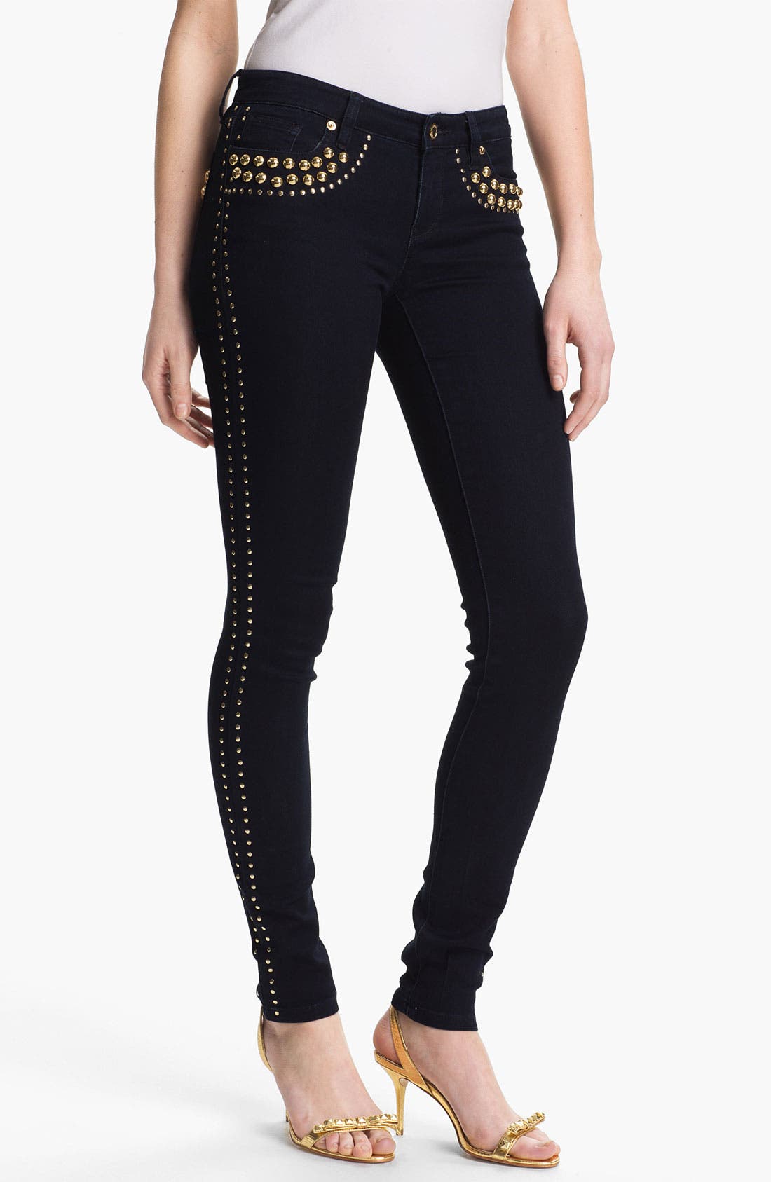 michael kors denim leggings