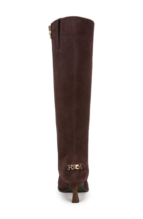 Shop Circus Ny By Sam Edelman Yulia Pointy Toe Knee High Boot In Dark Chocolate