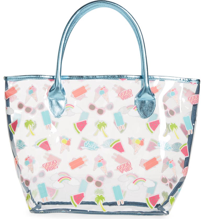 Capelli New York Hy Summer Sticker Jelly Tote Bag Nordstrom Hy Summer Sticker Jelly Tote Bag