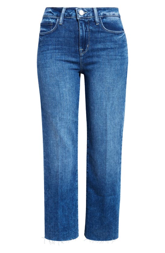 Shop L Agence Raw Hem Straight Leg Jeans In Wilcox
