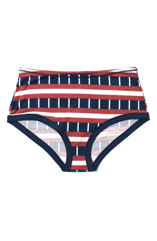 Shop Hanky Panky Playstretch™ Print Boyshorts In Bateau