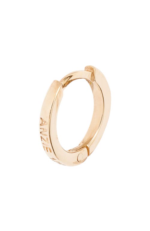 Shop Anzie Classique Clicker Huggie Hoop Earrings In Gold