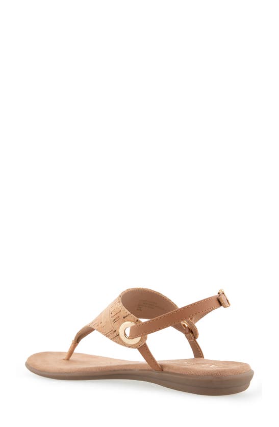 Shop Aerosoles Conclusion Slingback Sandal In Cork Combo