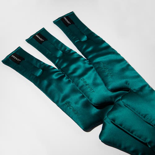 Drowsy Sleep Co . Silk Sleep Mask In Green Sapphire