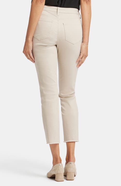 Nydj Sheri Ankle Fray Hem Slim Jeans In Feather