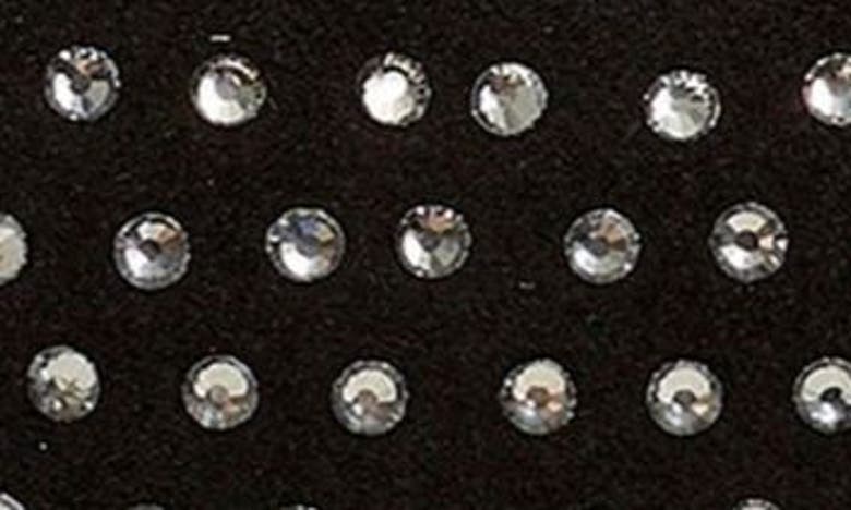 MADEWELL MADEWELL MICRO CHACHA CRYSTAL EMBELLISHED SUEDE HOBO BAG