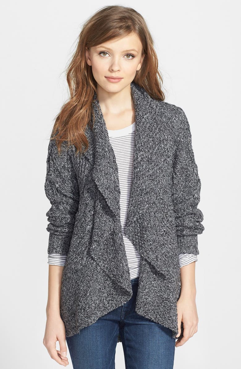 Chaus Open Front Marled Cardigan | Nordstrom