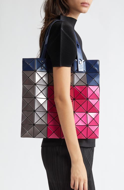 Shop Bao Bao Issey Miyake Tres Flexible Tote In Pink Mix