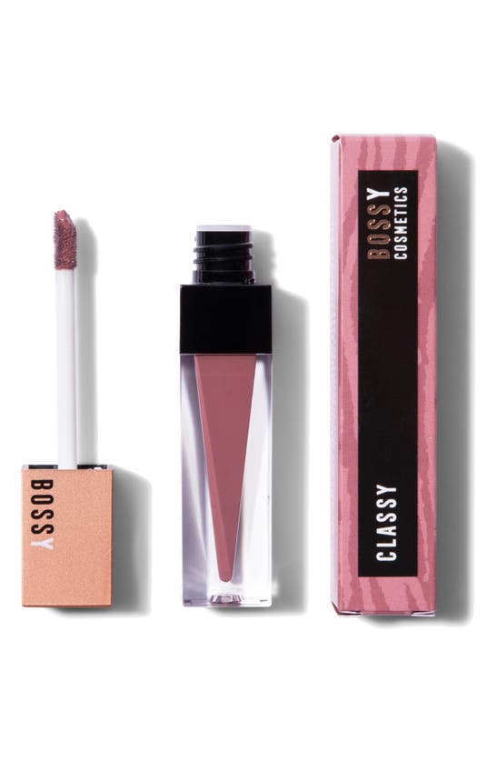 Shop Bossy Cosmetics Power Women Essentials Liquid Lipstick In Classy